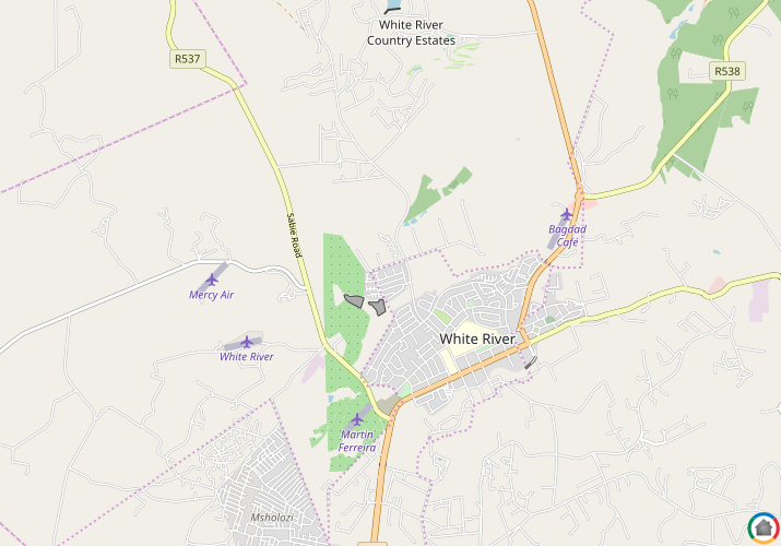 Map location of Colts Hill